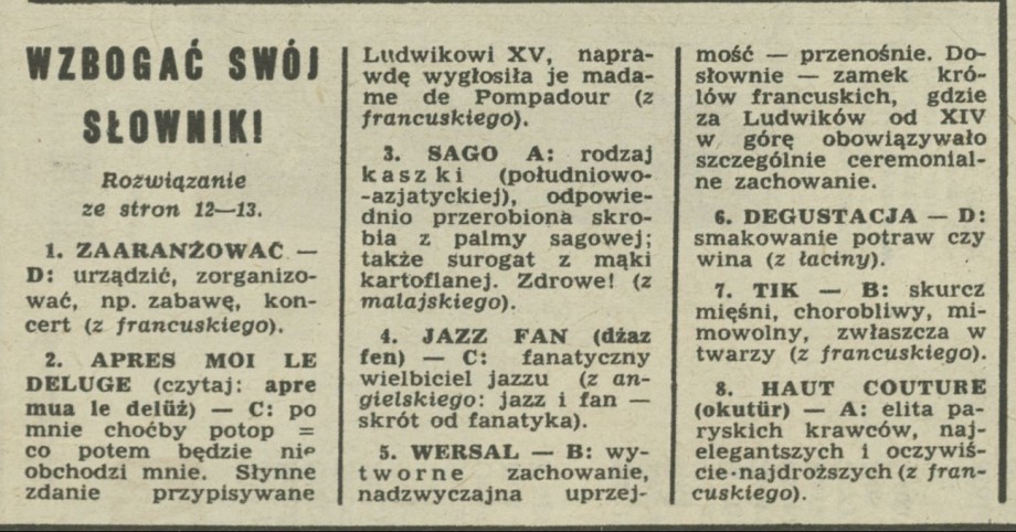 Wzbogać swój słownik