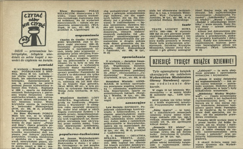 Czytać, albo nie czytać