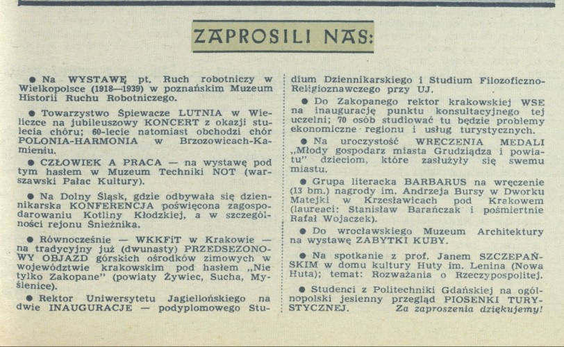 Zaprosili nas