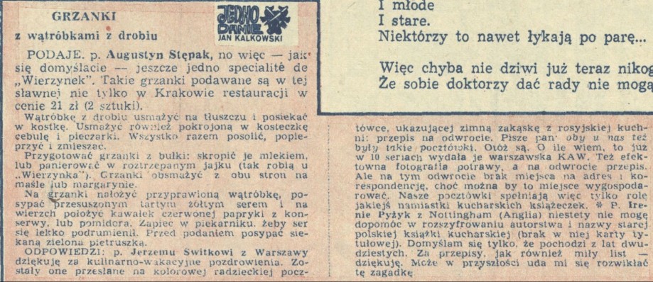 Grzanki z wątróbkami z drobiu