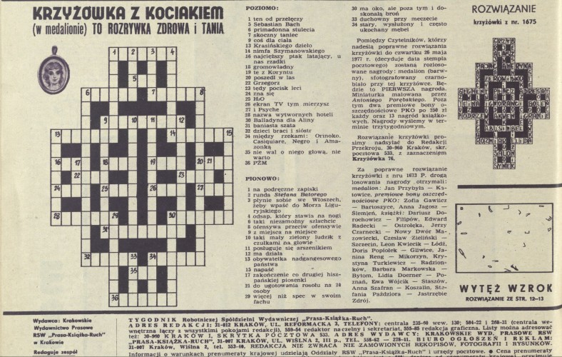 Krzyżówka z kociakiem