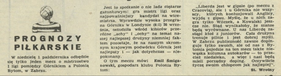 Prognozy piłkarskie