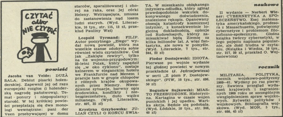 Czytać albo nie czytać