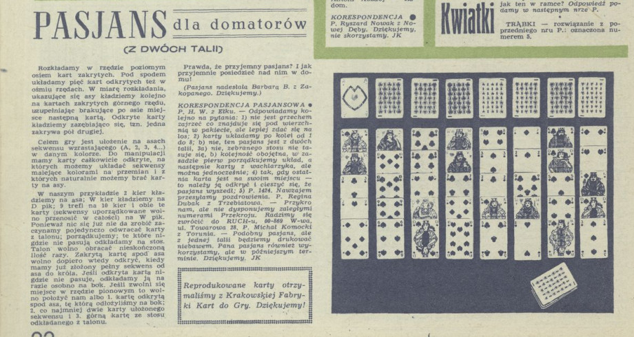 Pasjans dla romantyków