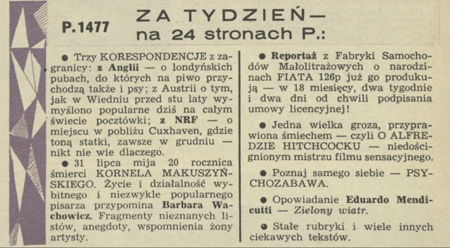 Za tydzień na 24 stronach