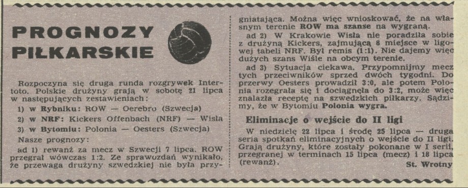 Prognozy piłkarskie