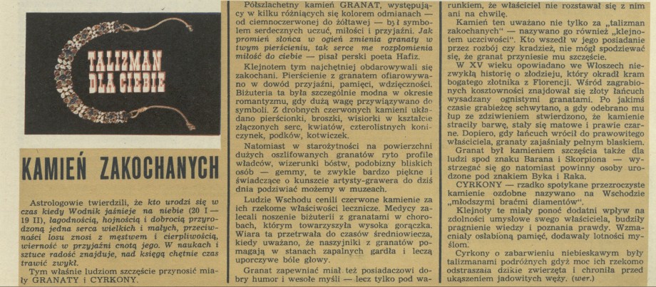 Talizman dla ciebie - kamień zakochanych