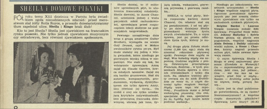 Sheila i domowe pikniki