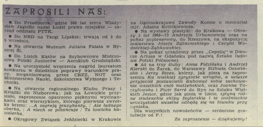 Zaprosili nas