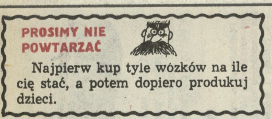 Prosimy nie powtarzać