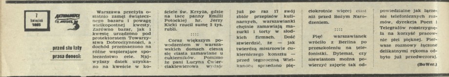 Aktualności z Myszką