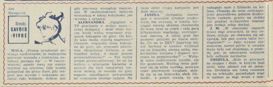 Demokratyczny savoir-vivre