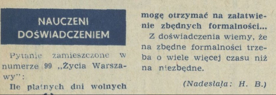 Nauczenia doświadczeniem
