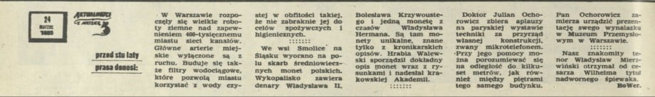 Aktualności z Myszką