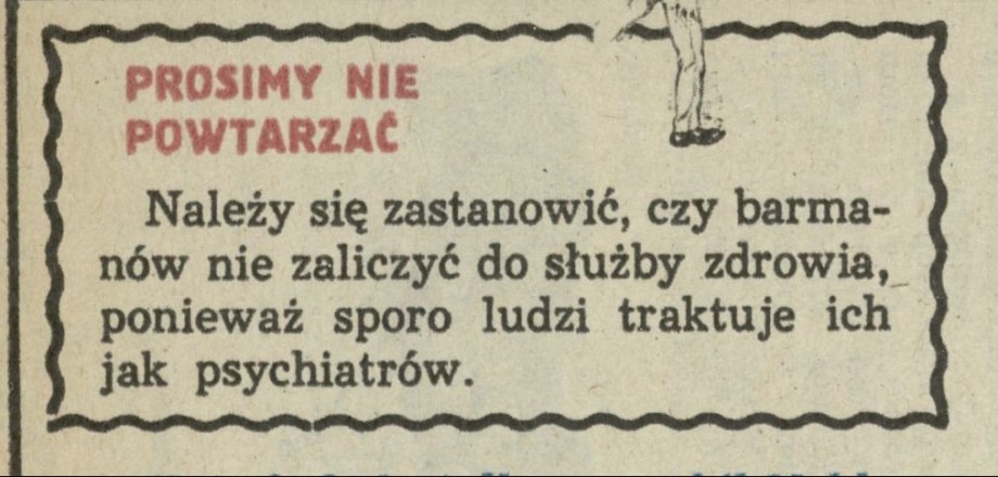 Prosimy nie powtarzać