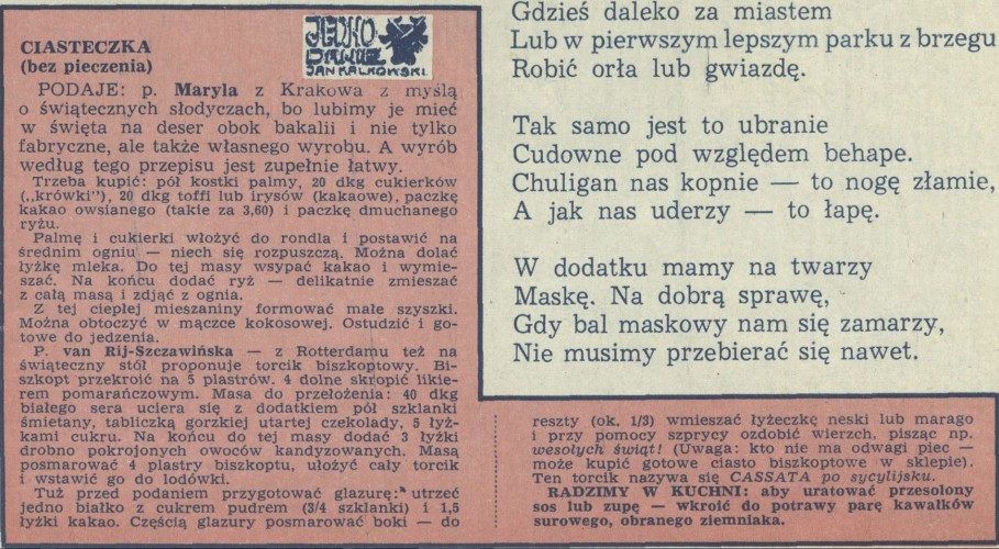 Ciasteczka (bez pieczenia)