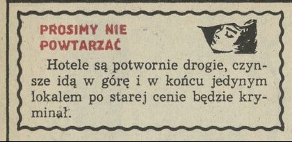 Prosimy nie powtarzać
