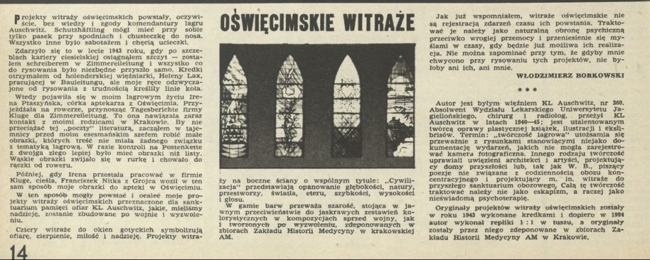 Oświęcimskie witraże