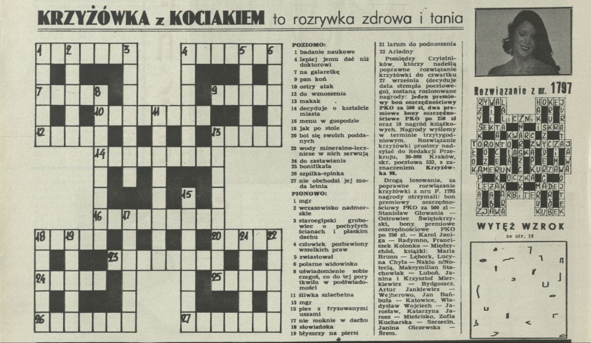 Krzyżówka z kociakiem