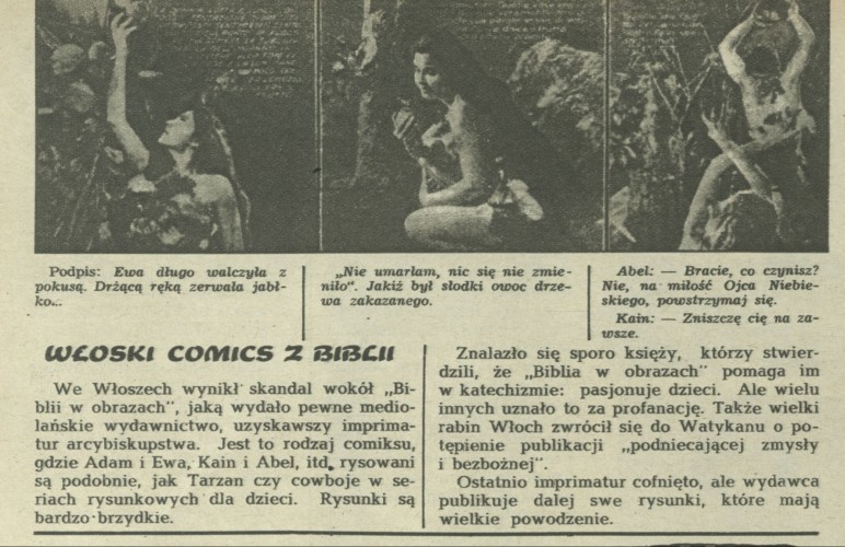 Włoski comics z Biblii