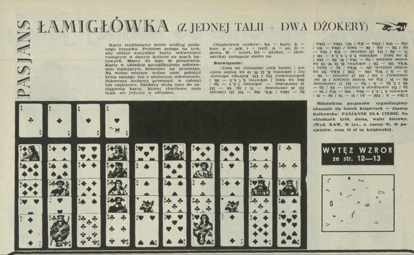 Pasjans łamigłówka