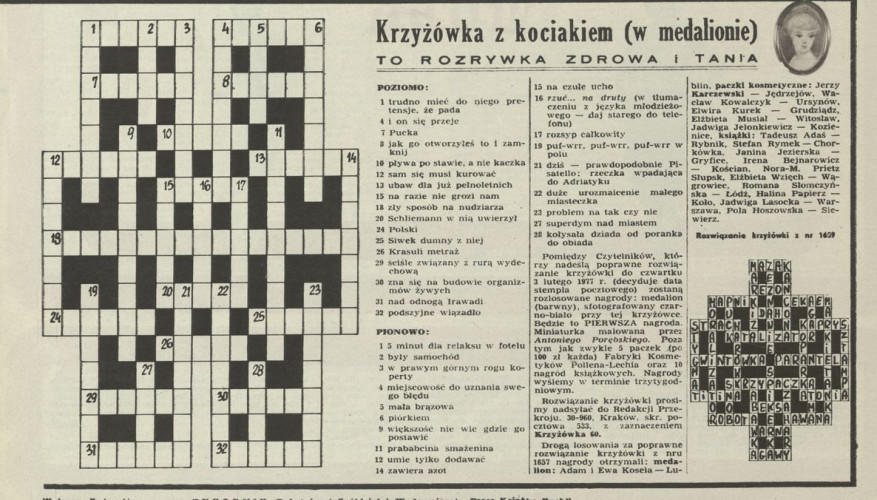 Krzyżówka z kociakiem