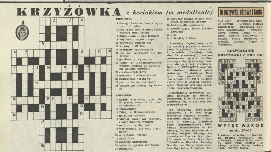 Krzyżówka z kociakiem