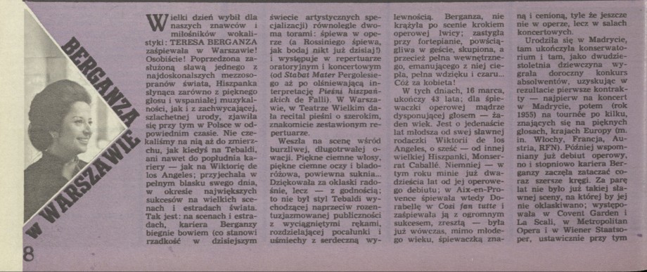 Berganza w Warszawie