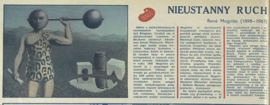 Nieustanny ruch - René Magritte