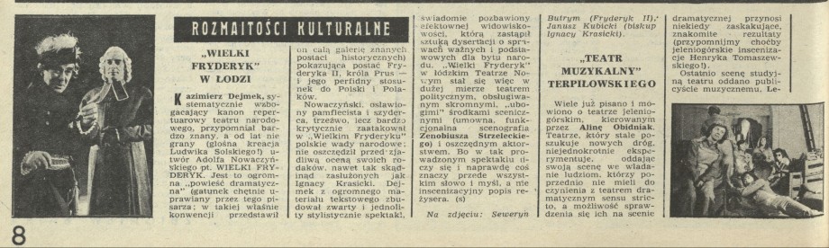 Rozmaitości kulturalne