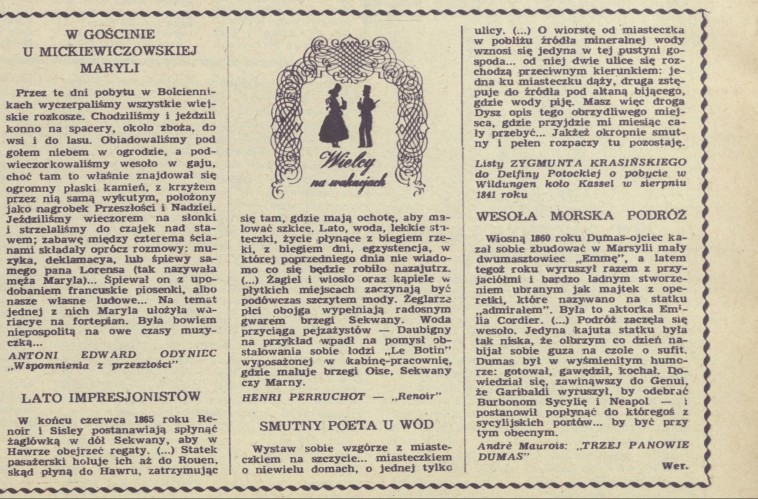 W gościnie u Mickiewiczowskiej Maryli