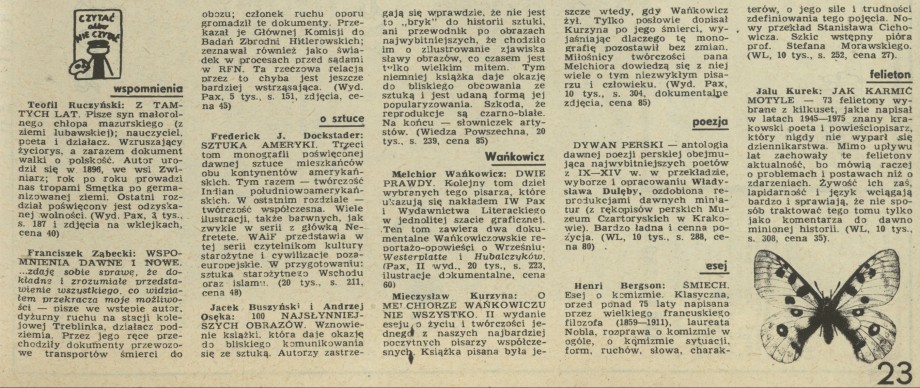 Czytać albo nie czytać