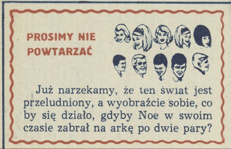 Prosimy nie powtarzać