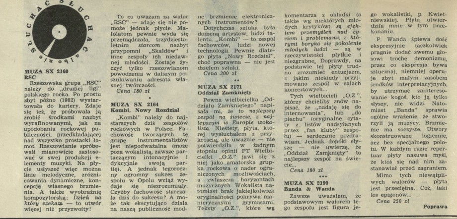 Słuchać albo nie słuchać