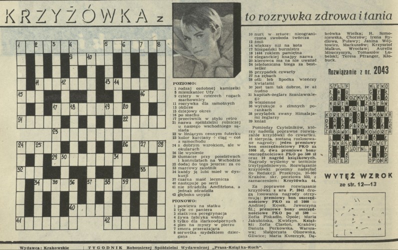 Krzyżówka z kociakiem