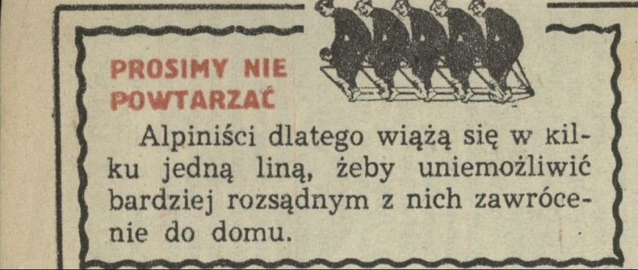 Prosimy nie powtarzać