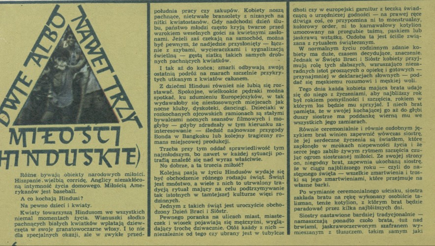 Dwie albo nawet trzy miłości hinduskie