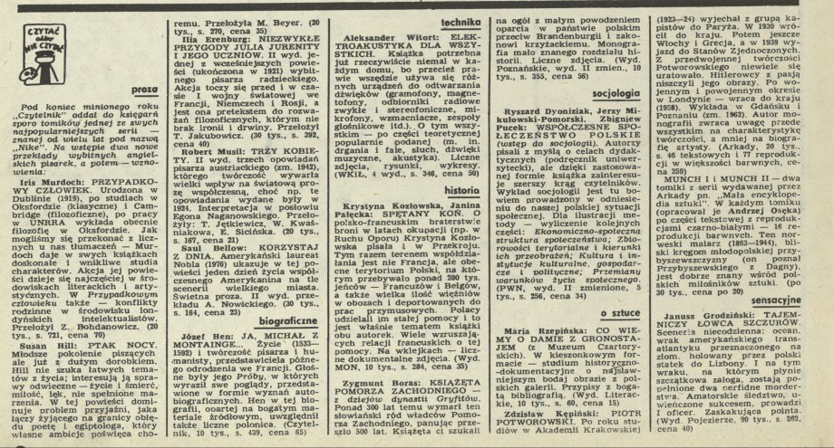 Czytać albo nie czytać?