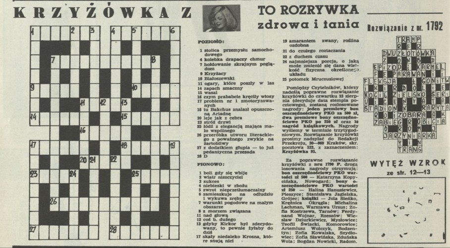 Krzyżówka z kociakiem