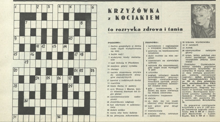 Krzyżówka z kociakiem