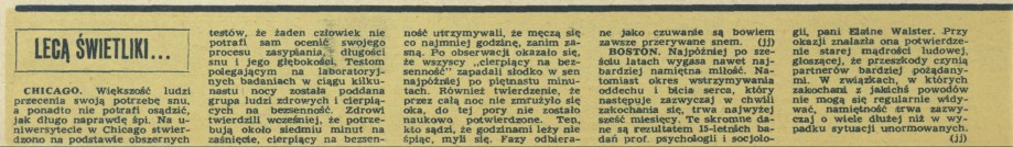 Lecą świetliki, lecą, lecą...