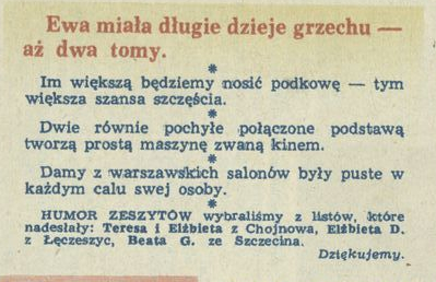 Humor zeszytów