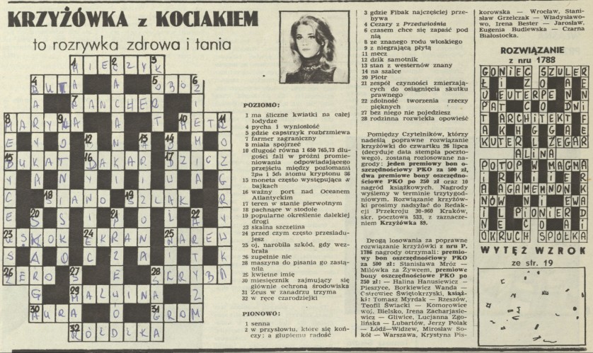 Krzyżówka z kociakiem