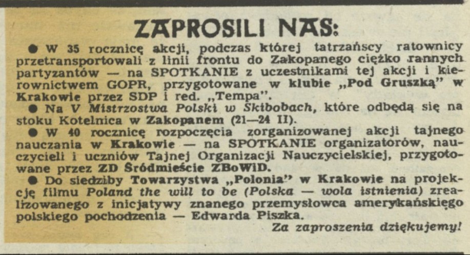 Zaprosili nas