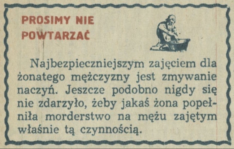 Prosimy nie powtarzać