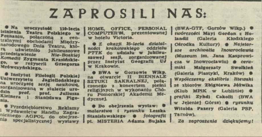 Zaprosili nas