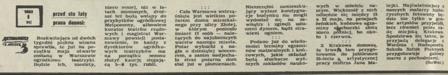 Aktualności z myszką