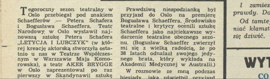 Szansa na większą wspólnotę