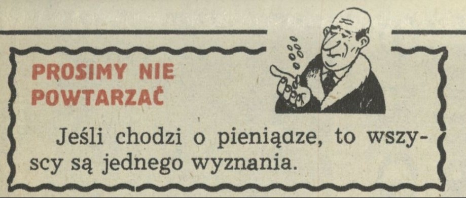 Prosimy nie powtarzać