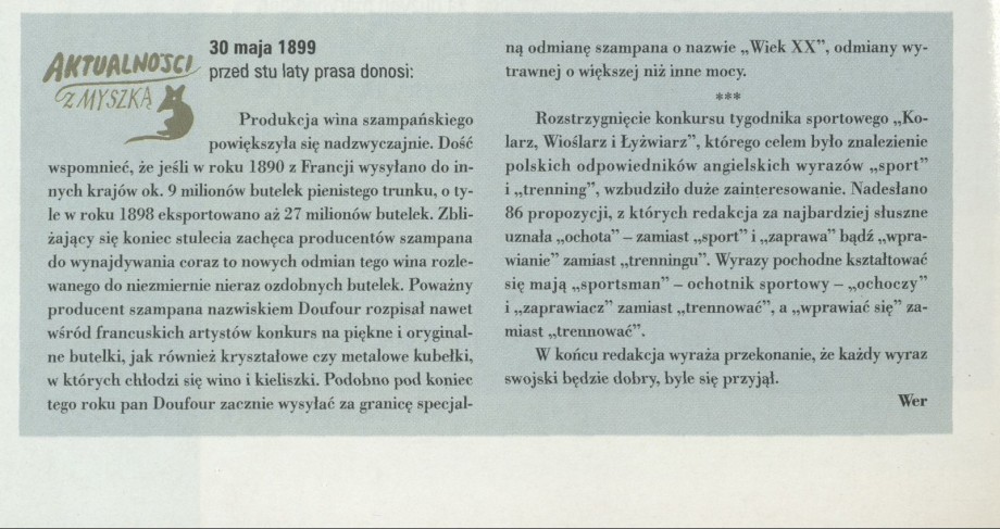 Aktualności z myszką